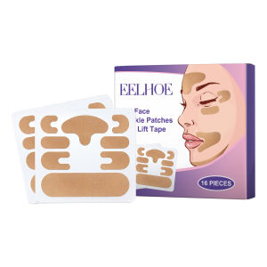 EELHOE Full-Face Wrinkle Patches Face Lift Tape Gentle formula lifts the face improves fine lines and cares for facial firming skin patches Full-Face Wrinkle Patches Face Lift Tape Face Lifting Tape Multifunctional High Elastic Tape
