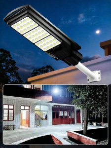 Meixin Lighting | Solar LED Outdoor Street Light with Infrared Radar Motion Sensor High Lumen Waterproof Design for Courtyard Garden Rural Home Use