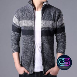Sweater Pria Turtleneck Lengan Panjang Slimfit Cotton Rajut Halus Premium