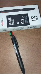 PULPEN 4 WARNA DELI 33390 / Ballpoint/ PACK/LUSIN