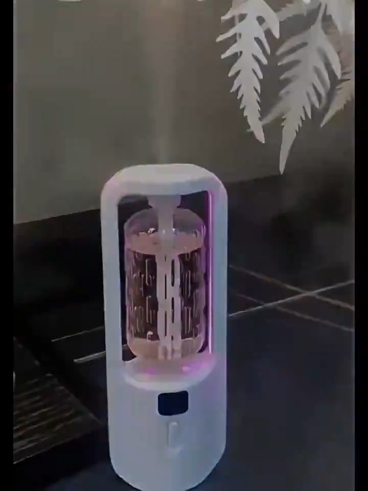 Automatic Aroma Diffuser Rechargeable Air Freshener Fragrance Essential Oil Diffuser Home Wall-Mounted Automatic Spray Fragrance Machine For Household Home Living Toilet Deodorant#XXJ01