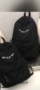 {Local shipping}Backpack for female Korean version of Harajuku ulzzang high school student backpack for male ins middle school student versatile backpack for college students