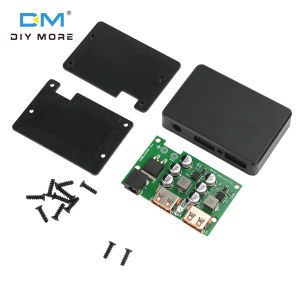 diymore DC 5V 3A Solar Panel Regulator Dual USB Fast Charging Solar Controller Regulator For Cell Phone Laptop Camera Drone Dual USBA+DC