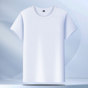 BSKT | Quick-Dry Breathable Childrens Summer T-Shirt White Ice Silk Short Sleeve