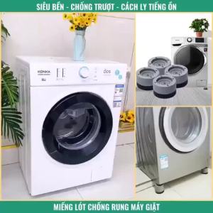 Bộ 4 chân Chống rung chân đỡ đa năng chống rung máy giặt kiểu mới-Hesede