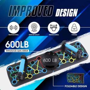 Push-up Board Set Portable Multifunctional Push-up Bar Foldable Fitness Equipment For Chest Abdomen