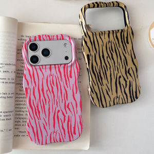 เคสโทรศัพท์ลายเส้นม้าลาย 2 in 1 TPU+PC แข็ง สำหรับ iPhone Air 13 14 15 16 17 Pro Max ขอบโค้ง ป้องกันการกระแทก