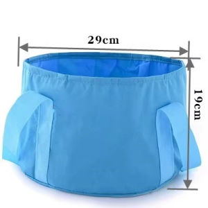 Portable Foldable Water Basin Outdoor Travel Supplies Foot Bath Bag Camping Laundry Basin Face Washing Bucket Foot Washing Bucket