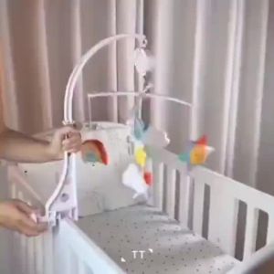 SG stock fast shipping baby rattles crib mobiles toy  baby crib hanging toys with music  baby bed musical Bell  rotating kyn 3334875512