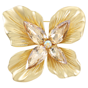 Elegant Fashion Pin Brooch Unique Design Suit Accessory High-End Feelings Fixed Shirt Collar Luxury Atmosphere Anti-Light