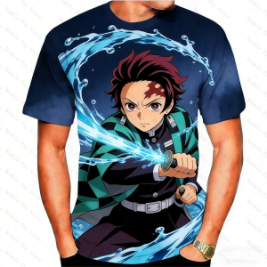 Bandai | Demon Slayer Cosplay T-Shirt Anime Memorable Moments Graphic Tee Mens Shirts Casual Kids Short Sleeve Tops Women Y2k t-shirts