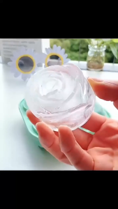 Food-Grade 3D Rose Flower Ice Molds 4 Holes Silicone Ice Molder Rose Shape Ice Ball Mold Kitchen Bar DIY Tool