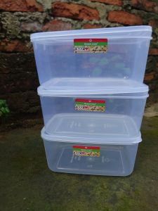 6PCS KOTAK TOPLES 1800ML/TOPLES KOTAK SERBAGUNA/WADAH MAKANAN DENGAN TUTUP