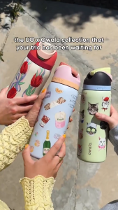 [STRICTLY AUTHENTIC] Owala UO×Exclusive FreeSip24/32oz Stainless-Steel Water Bottle with Locking Push-Button Lid