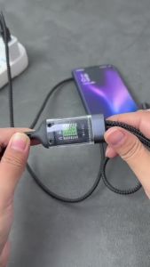 Dây Cáp Sạc Nhanh 100W 3 Trong 1 Đầu USB Sang Type C Cho IPhone Xiaommi Huawei Samsung