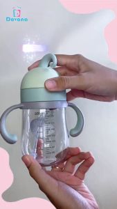 Dovana Botol Minum Tritan Anak dengan Sedotan Pegangan Baby With Bottle Cup Lock