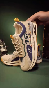 New Mens Fashion Sneakers Soft Sole Summer Mesh Breathable shoe for men Comfortable Non-slip Running Sports Elastic Male Shoes