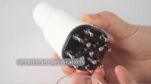3 trong 1 EMS Tóc điện dụng cụ mát xa da đầu bàn chải dầu dưỡng tóc Applicator đèn LED đỏ lược cho mọc tóc
