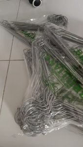 Hanger Baju 24 PCS Stainless Anti Karat