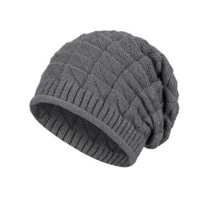 Winter Hat Women Knitted Hat Korean Casual Fashion Bag Head Ear Protection Hat Stack Hat Men Loose Windproof Outdoor Warm Soft