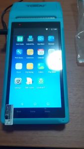 TOKAI เครื่องคิดเงิน POS มือถือ 4in1 ขนาดพกพา เครื่องปริ้นใบเสร็จรับเงิน & สแกนเนอร์บาร์โค้ด 1D&2D QR Code ในตัว รุ่น WD-MP2 Android 8.1 RAM 1 GB ROM 8 GB WiFi 4G หน้าจอทัชสกรีน 5.5 นิ้ว กล้อง 5 ล้านพิกเซล เครื่องรับออเดอร์ ธุรกิจขนส่ง Express - สีฟ้า