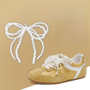 LINGMIAO | ดอกไม้เชือกรองเท้าแบบ DIY สำหรับรองเท้า Adidas ผู้หญิง