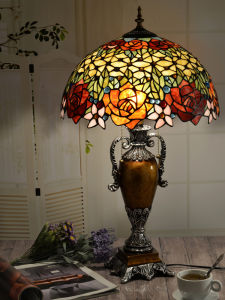 YIXUAN | Vintage European Warm Light Creative Luxury Glass Lamp