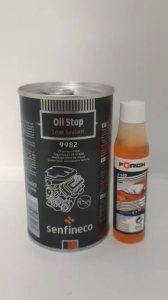 Senfineco 9982 Oil Stop Leak Sealant 300ml Bundle with FORCH R535 Glass Washer Fluid 50ml - Engine Performance Enhancer