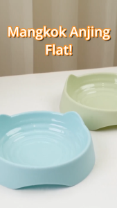 Hobilic Pet Bowl Kucing Anjing Tempat Makan Kucing Anjing Peliharaan Pet Feeder Bowl