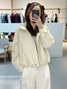 DANTING | Trendy Light Beige Casual Early Autumn Coat