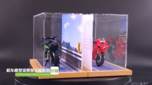กล่องกลิ่น ตู้โมเดล กล่องมอเตอร์ แท่นตั้ง รถ Bigbike สำหรับกล่องใส่โมเดล ป้องกันฝุ่น สำหรับมอเตอร์ไซค์