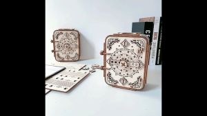 Đồ chơi lắp ghép gỗ 3D Mô hình Hộp nhạc Hộp kho báu Bí mật Secret Treasure Box G612 Uguter