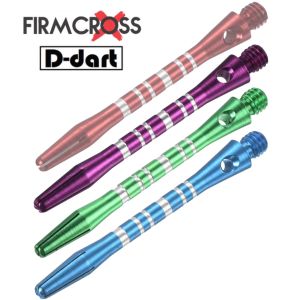FIRMCROSS METAL ALUMINUM DARTS SHAFT - 45MM ALUMINIUM DART SHAFT/STEM FOR SOFT TIP AND STEEL TIP DART 3Pcs/Pack