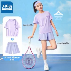 JKIDS | Moisture-wicking and Sun-protective Girls Summer Set