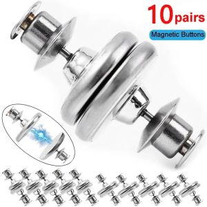 Feelife 10 cặp khóa từ cho rèm đóng Shading công cụ không có đinh có thể tháo rời Nút nam châm mạnh khóa kim loại văn phòng nhà cửa Clip