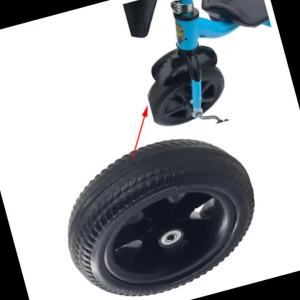 9X2 55-134 Rear Wheel Assembly Anti Slip Rubber Shockproof Explosion Proof Scooter Baby Stroller Childrens Tricycle Accessory