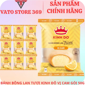 Bánh bông lan tươi KINH ĐÔ vị cam gói 50g
