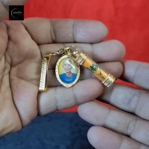 อากงเซียนแปะโรงสีชุด3รายการ ในชุดมี จี้อากง+ตระกรุดฟ้าประทานพร+กลัดทอง