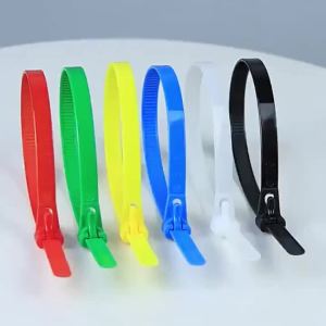 100 Cái Dây Buộc Cáp Nylon Chắc Chắn Tái Sử Dụng Được Có Mã Màu Khóa An Toàn Dùng Cho Trong Nhà Ngoài Trời Vườn Xưởng Quản Lý Dây Điện