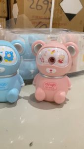 Serutan Rautan Meja Putar Fancy Karakter Anak Lucu Bentuk SPACE BEAR 8669 Unik Lucu Murah