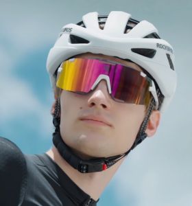 ROCKBROS đường đến Bầu Trời đi xe đạp Kính râm đổi màu Anti-UV400 Windproof MTB xe đạp đường trường Kính mát xe đạp siêu nhẹ Kính mắt phân cực cho nam nữ