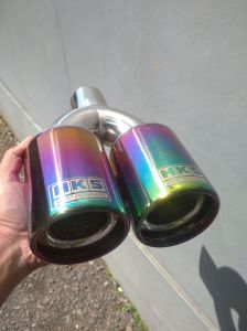 knalpot mobil racing hks corong dua suara bas