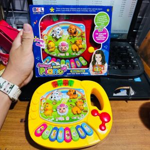 Mainan Anak Anak Animal Farm Piano Suara Hewan Musik Perternakan Baby
