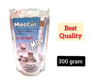 MAOCAT MILK 300 gram / SUSU KUCING SEMUA UMUR / SUSU ANAK KUCING / SUSU KUCING DEWASA / MAO CAT