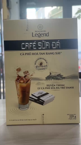 Date 01/28 Cà phê hoà tan rang xay 3in1 Cafe sữa đá Trung Nguyên Legend - Hộp 9 gói x 25gr