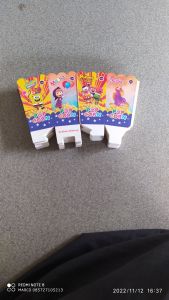 Bungkus kotak popcron pcs 5x9 isi 500