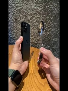 พร้อมฟิล์มป้องกันเลนส เคสโทรศัพท์ไร้กรอบแบบใส for เคสไอโฟน iPhone 12 13 14 Pro Max Plus โปร แม็กซ์ - Type: Phone case