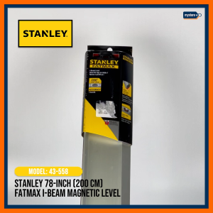 Stanley 78-inch (200 cm) FatMax I-Beam Magnetic Level Model 43-558