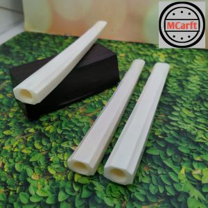 Once pipa tulang kerbau putih motif blimbing segi delapan B115