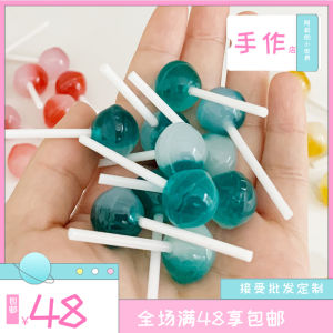 Miniature BJD Doll Accessories Heart-Shaped Lollipop Candy Plastic Model Home Living Scene Toys for Boys And Girls over 14